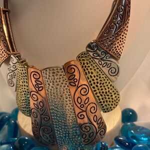 Elegant Multicolor Statement Necklace